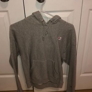 Champion grey hoodie